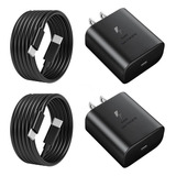 2pzs 45w Cargador Super Carga Con Cable Tipo C Para Samsung