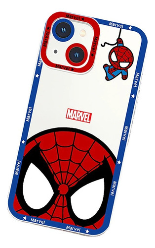 Funda Marvel Avengers Super Spiderman Para iPhone 14, 13, 12