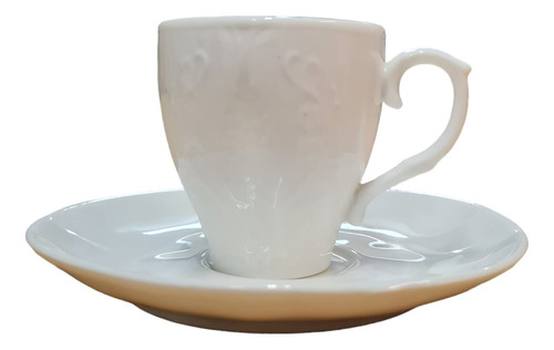 Set X 6 Taza Cafe 90 Ml C Plato Ceramica Pocillo Varios Mode