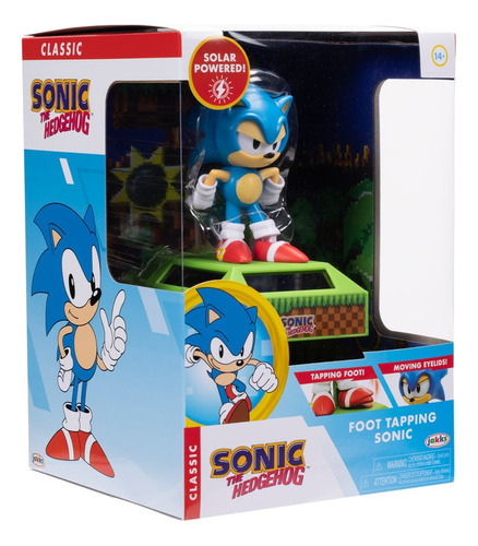 Sonic The Hedgehog Original Jakks Pacific Bate Pé Solar