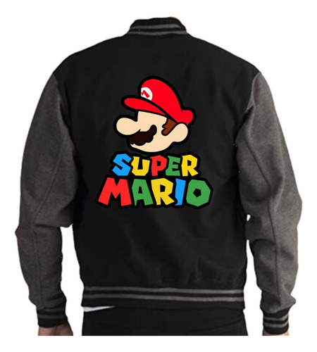 Chaqueta Beisbolera Super Mario  M1 