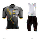 Set Ciclismo Saris Rouvy Jersey Short Bib Bici Ruta Mtb