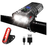 Luz Bicicleta De Delantera Y Traser Recargable Usb Kit Ipx6