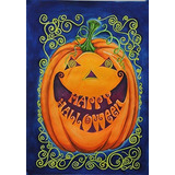 Toland Inicio Jardín Happy Halloween 28 X 40 Pulgadas Decora