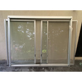 Ventana Aluminio Premium Dvh 220 X 170 Gris Anodizado +marco