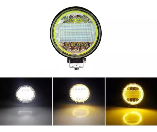 Luz Faro Foco Neblinero Led 72w Ojo De Angel Moto Auto 4x4