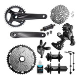 Kit Grupo Absolute Gta 12v Bike K7 11x50 Mtb 1x12v C/ Cubos 