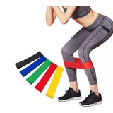 Kit 5 Bandas Elásticas Yoga, Fitness, Pilates, Gym, Crossfit