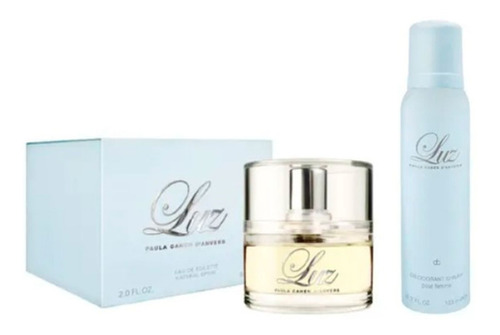 Perfume Mujer Paula Luz Edt 60 Ml + Desodorante 123 Ml 