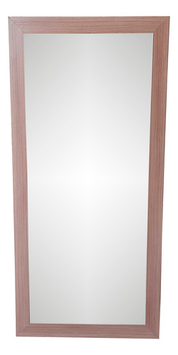 Espelho Com Moldura Decorativa Em Madeira  45x95cm