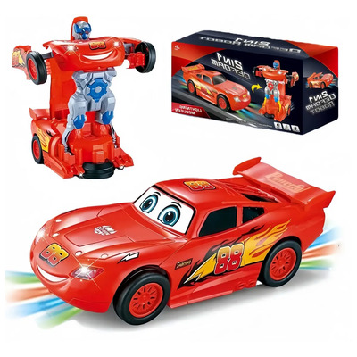 Regalo Ideal: Coche Concontrol Remoto Ytransformacion Rojopositivo Spider-man Rojo Positivo