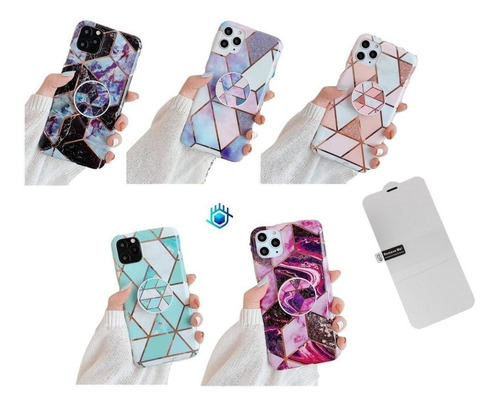  Funda+ Mica+ Sujetador Todos Equipos Geometria Hombre Mujer