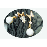 Aretes Pendientes Broqueles Oro 18k Regalo Dama Mujer Fino