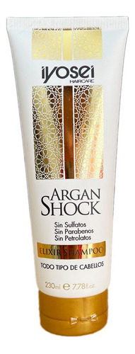 Iyosei Shampoo Argan Shock X 230ml Sin Sulfatos Y Parabenos