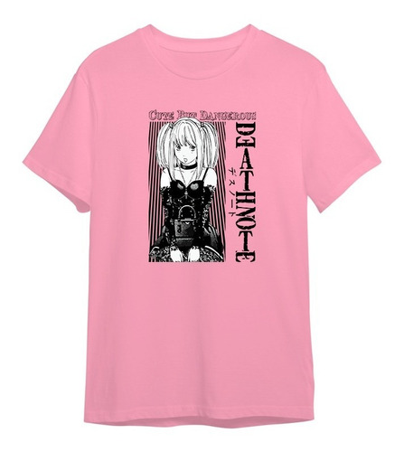 Camiseta Camisa Death Note Misa Amane Série De Anime 990