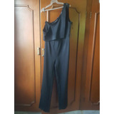 Jumpsuit Palazzo Pantalon Enterizo Elegante Fiesta Negro 