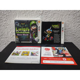 Luigi's Mansion Dark Moon Nintendo 3ds Caja/manual No Juego