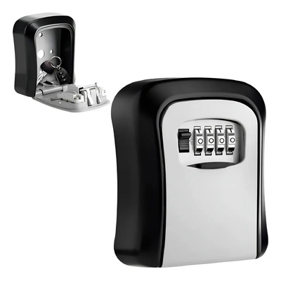 Caja De Almacenamiento De Llaves Empotrable En Pared Negro\u002Fgris | MercadoLibre