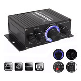 Amplificador Para Auto Coche Estéreo Audio  2 Canales Hifi