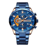 Reloj Digital Curren Hombre Acero Inoxidable Contra Agua