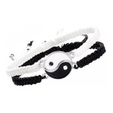 Pulsera Ying Yang Manilla Para Parejas Amor Novios Amigos