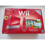 Nintendo Wii Roja Edicion 25th Anniversary En Caja Original