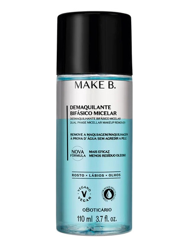 Desmaquillante Bifásico Micelar, 110 Ml. Make B