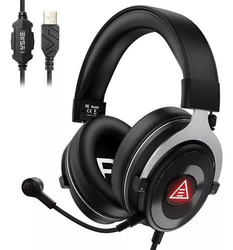 Audifonos Gamer Eksa E900 Plus Usb Ps4, Pc, Mac Laptop