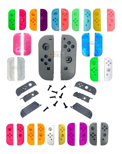 Kit Completo Carcasas Repuesto Para Joycon Nintendo Switch N