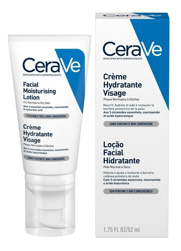 Loção Facial Hidratante Cerave 52ml