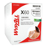 Pano De Limpeza Wypall® X60 Higiene Corporal  100 Panos