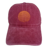 Gorra Vintage Bordo - Logo Sol