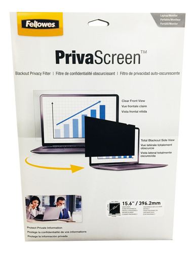 Filtro De Privacidad Notebook 15.6  (194x344mm) Fellowes