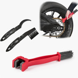 Kit De Cepillo Limpiador De Cadena Para Bicicleta Moto 3pzs