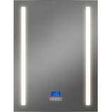 Espejo Bluetooth Luz Led Desempañador Baño Rectangular 80x60