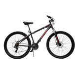 Mountain Bike One Ó One 121 R29 Único Frenos De Disco Mecánico Cambios Shimano Tourney Color Negro Con Pie De Apoyo