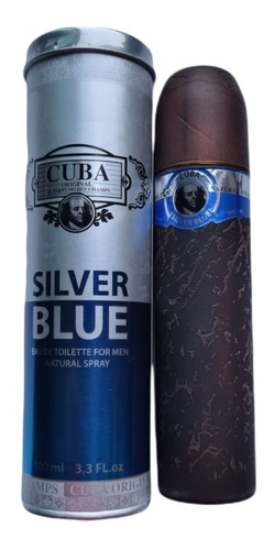 Cuba Silver Blue 100 Ml Edt Spray 