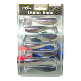 Señuelo Gomas Storm Largo Shad Kit 7 Pack De 8cm Para Pesca Color Pbrp