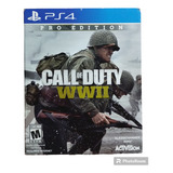 Call Of Duty World War 2 Pro Edition Ps4 Físico Steelbook 