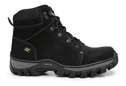 Bota Coturno Masculino Botina Motoqueiro Em Couro Promoção