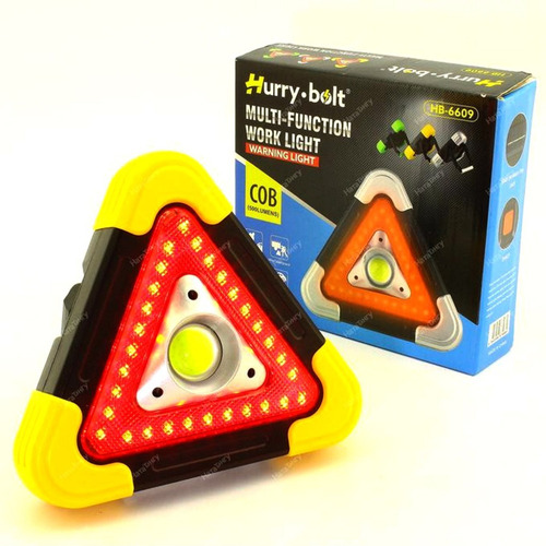 Triangulo De Carretera Led Luz Emergencia Recargable