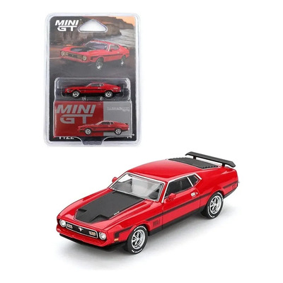 Mini Gt Ford Mustang Mach1 1971 #1122 Race Red 1:64 Rojo | Envío gratis