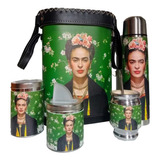 Set Matero Completo Frida Kahlo Verde