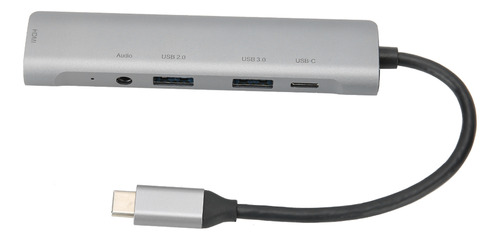 Estación De Acoplamiento Typec A Hdmi 3.0 Hub 5 En 1 Con Aud