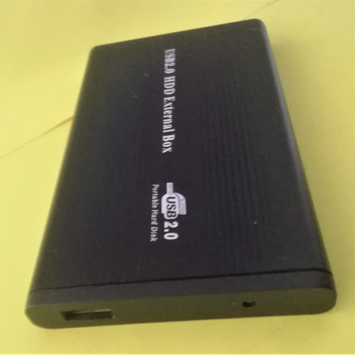 Disco Duro Externo 100 Gb Toshiba Hdd Black Usb 2.0 Case Led