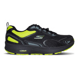 Tenis Running Skechers Gorun Consistent - Negro-verde