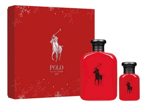 Polo Red Edt 125ml + 40ml Para Hombre Set Ralph Lauren