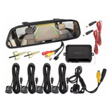  Kit Espejo Retrovisor Camara + Sensores De Estacionamiento