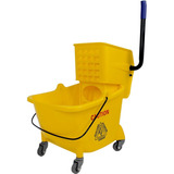 Cubeta Exprimidor Carrito 24 Litros Plastico Ruedas 