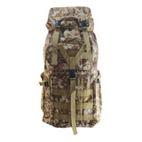 Morral Trekking Camping Tactico Militar Camuflado 60-70 Lt